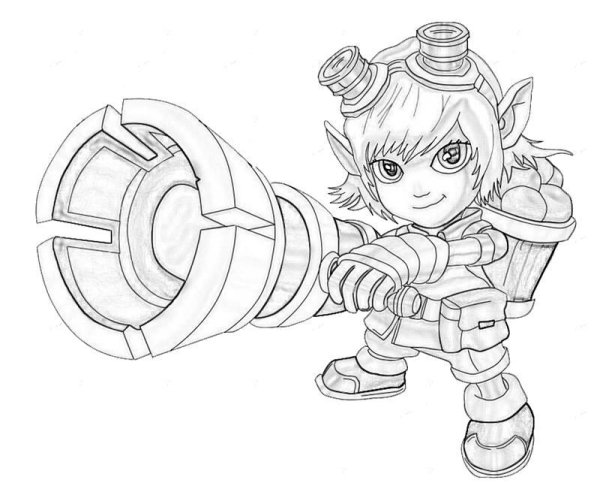 Раскраска League of Legends