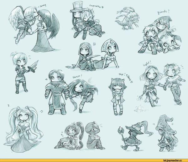 League of Legends рисунки
