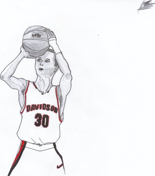 Раскраски баскетбол Стефен карри