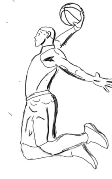 Баскетбол Наброски