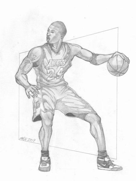 Баскетболист в движении