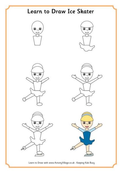 Схема рисования человека для детей