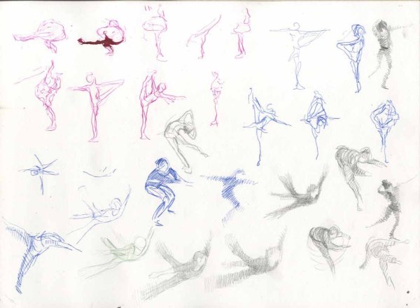 Позы фигуристов референс