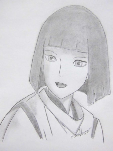 Хаку Унесенные призраками нарисовать