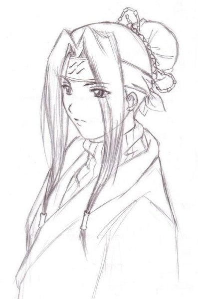 Хаку рисунок Наруто