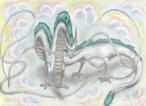 Дракон Хаку из Наруто