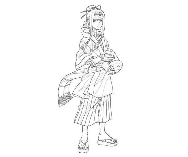 Хаку раскраска