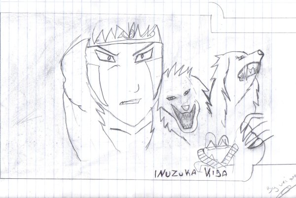 Киба простым карандашом