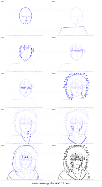 Киба рисунок поэтапно