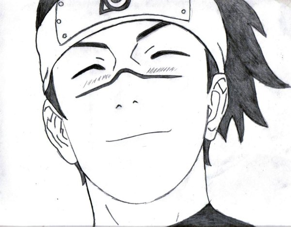 Ирука сенсей черно белый