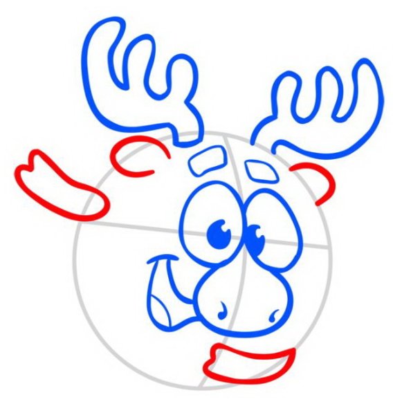 Смешарики рисовать Лосяша