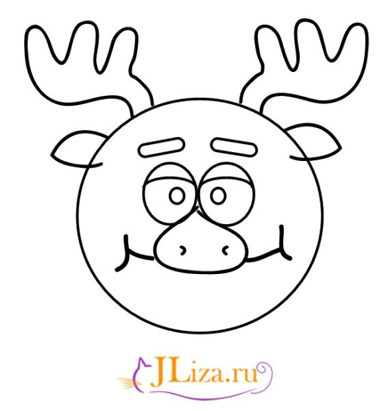 Рога Лосяша из смешариков