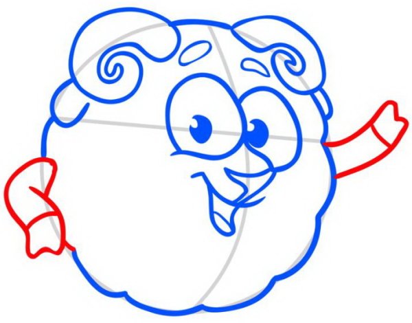 Смешарики набросок