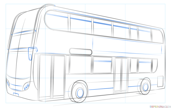 Рисование автобус