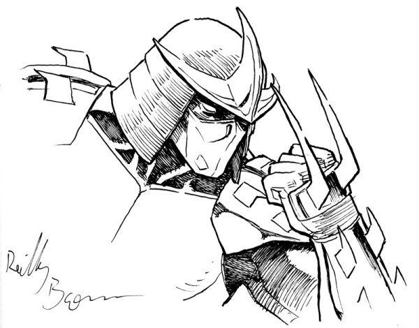 Раскраска Черепашки ниндзя 2012 шредер