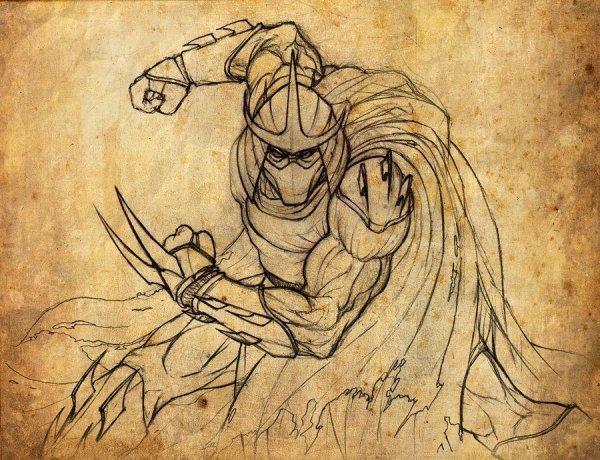 Раскраски Черепашки ниндзя фильм шредер