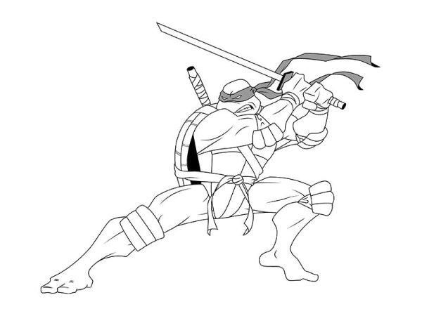 Рисунки Черепашки ниндзя карандашом срисовать