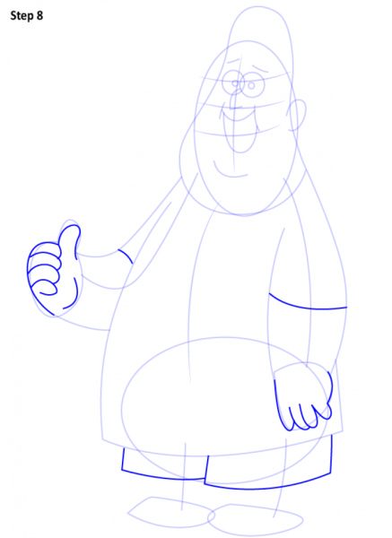 Sus нарисованный