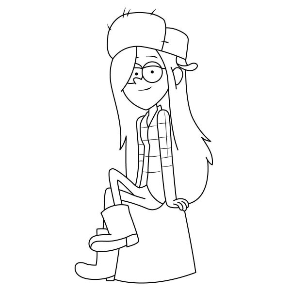 Срисовывать в скетчбук Гравити Фолз