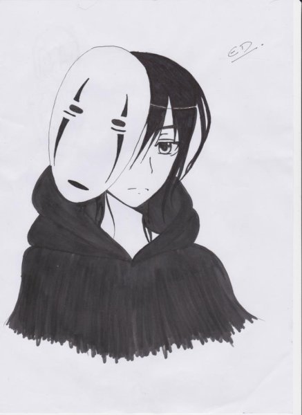 Безликий карандашом