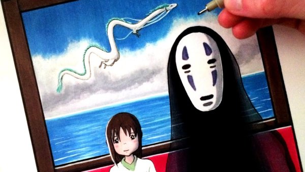 Унесенные призраками статуя