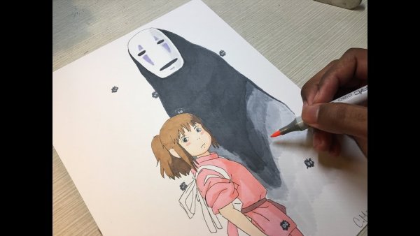 Рисунки для скетчбука Унесённые призраками