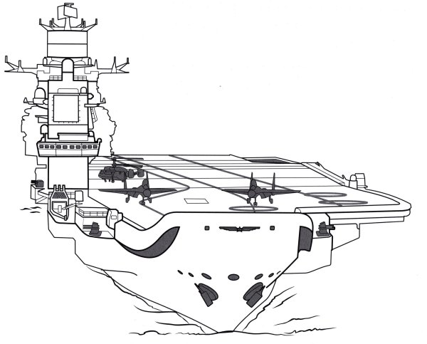 Авианосец Адмирал Кузнецов раскраска