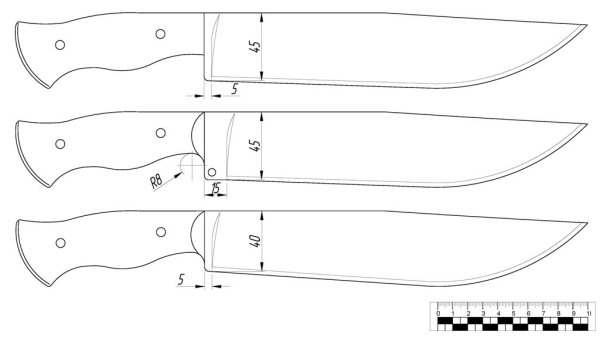 Мачета нарисовать легко