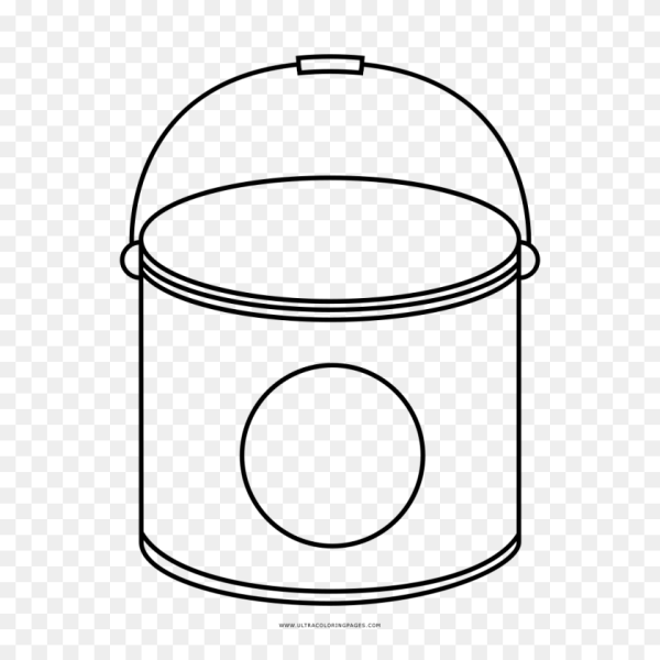 Ведро для снеговика раскраска