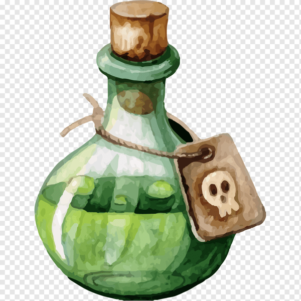 Зелье на белом фоне