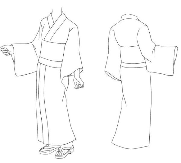 Японская юката мужская