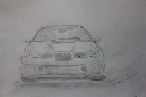 Машинки для рисования Субару