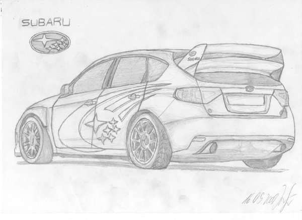 Габариты Субару Аутбек 2005