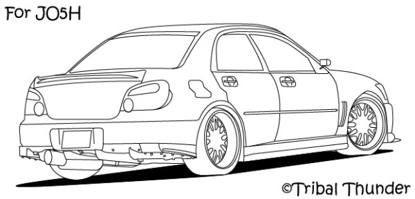 Рисование автомобиля пошагово