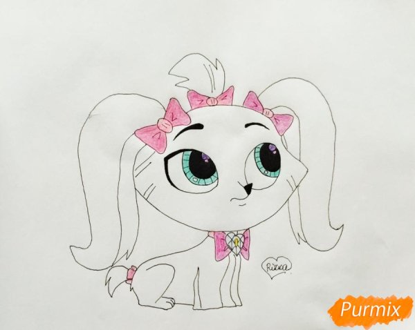 Раскраски LPS кошки стоячки