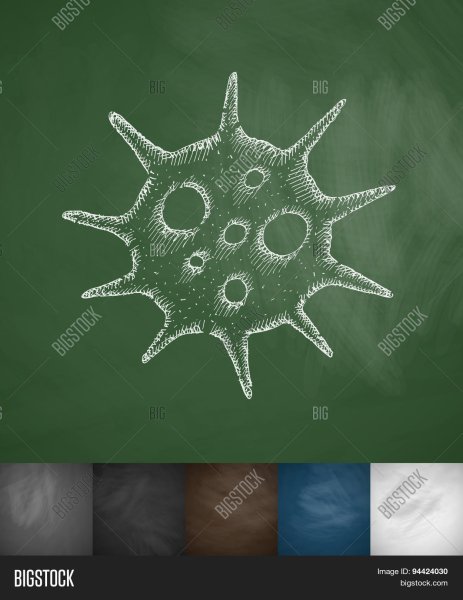 Вирус нарисовать легко