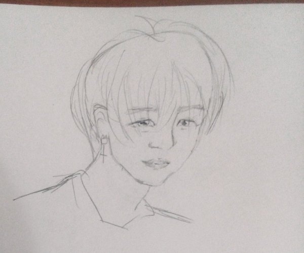 Юнги карандашом поэтапно