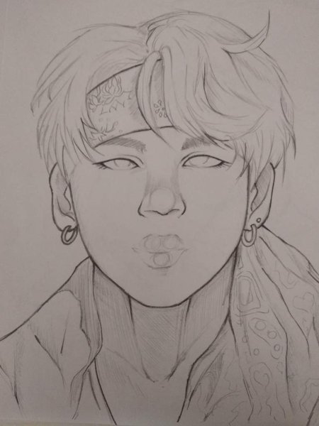 Портреты БТС Юнги