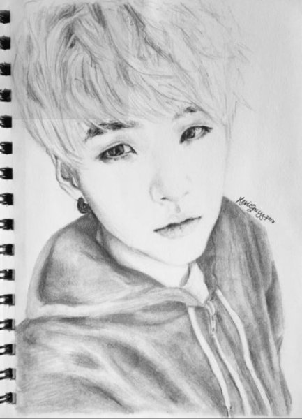 Рисунки БТС мин Юнги