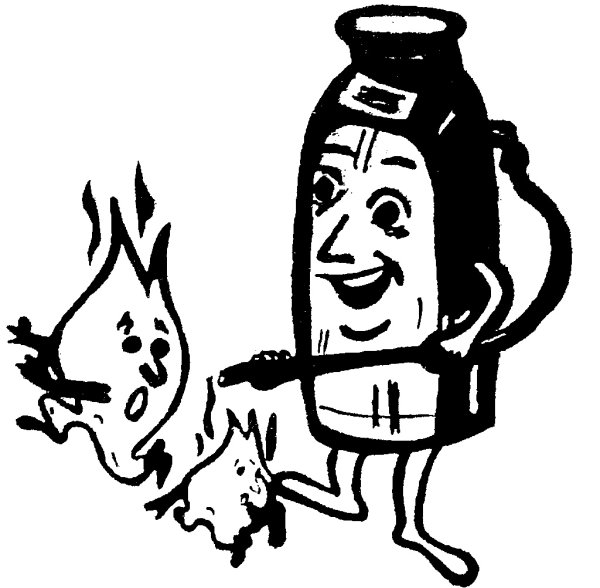 Огнетушитель раскраска для детей