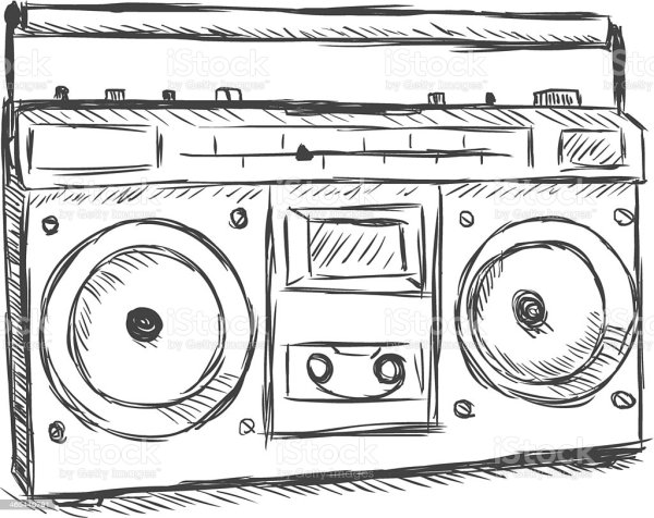 Рисуем магнитофон