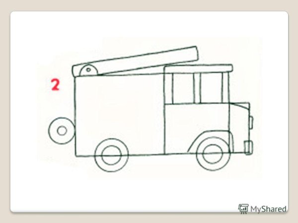 Рисование автобус