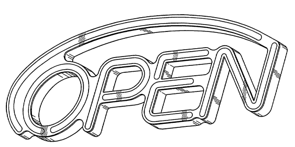 Неон рисунок карандашом