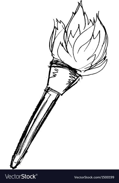 Факел эскиз