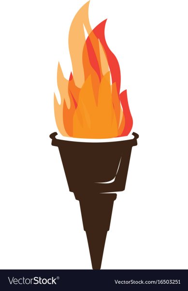 Факел рисунок карандашом поэтапно