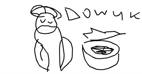 Рисунки доширака для срисовки