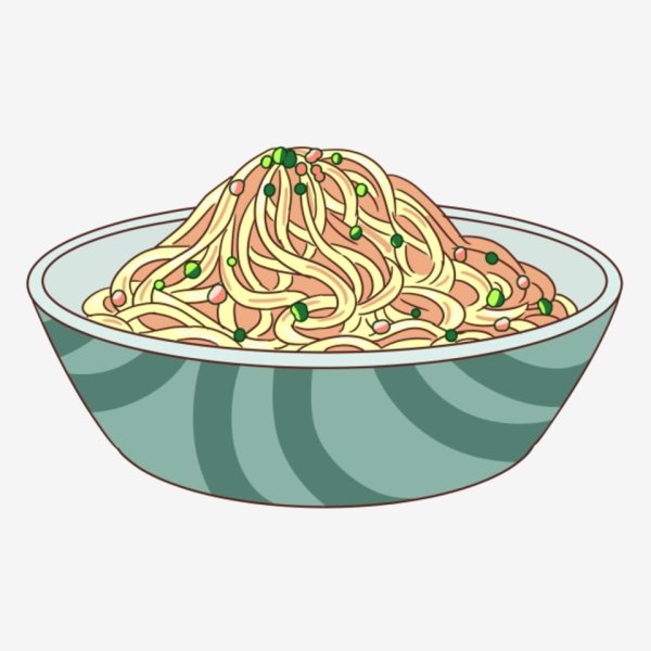 Лапша иллюстрация