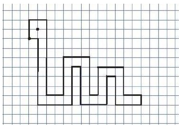 Графический ди тант змейка