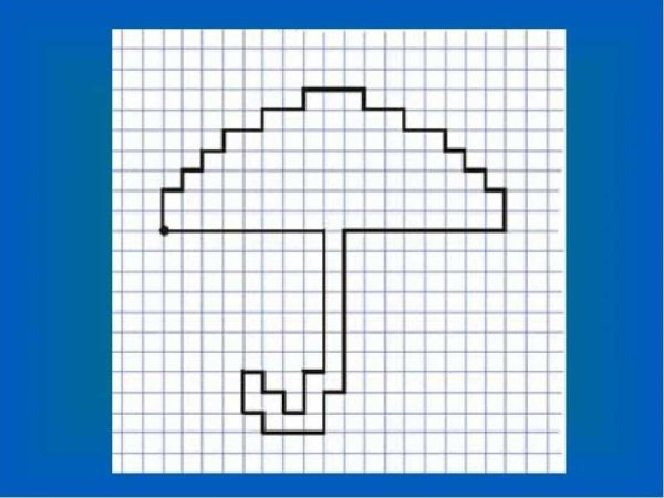 Рисование по клеточкам для дошкольников