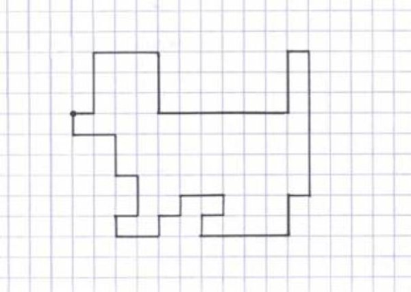 Графический диктант собачка